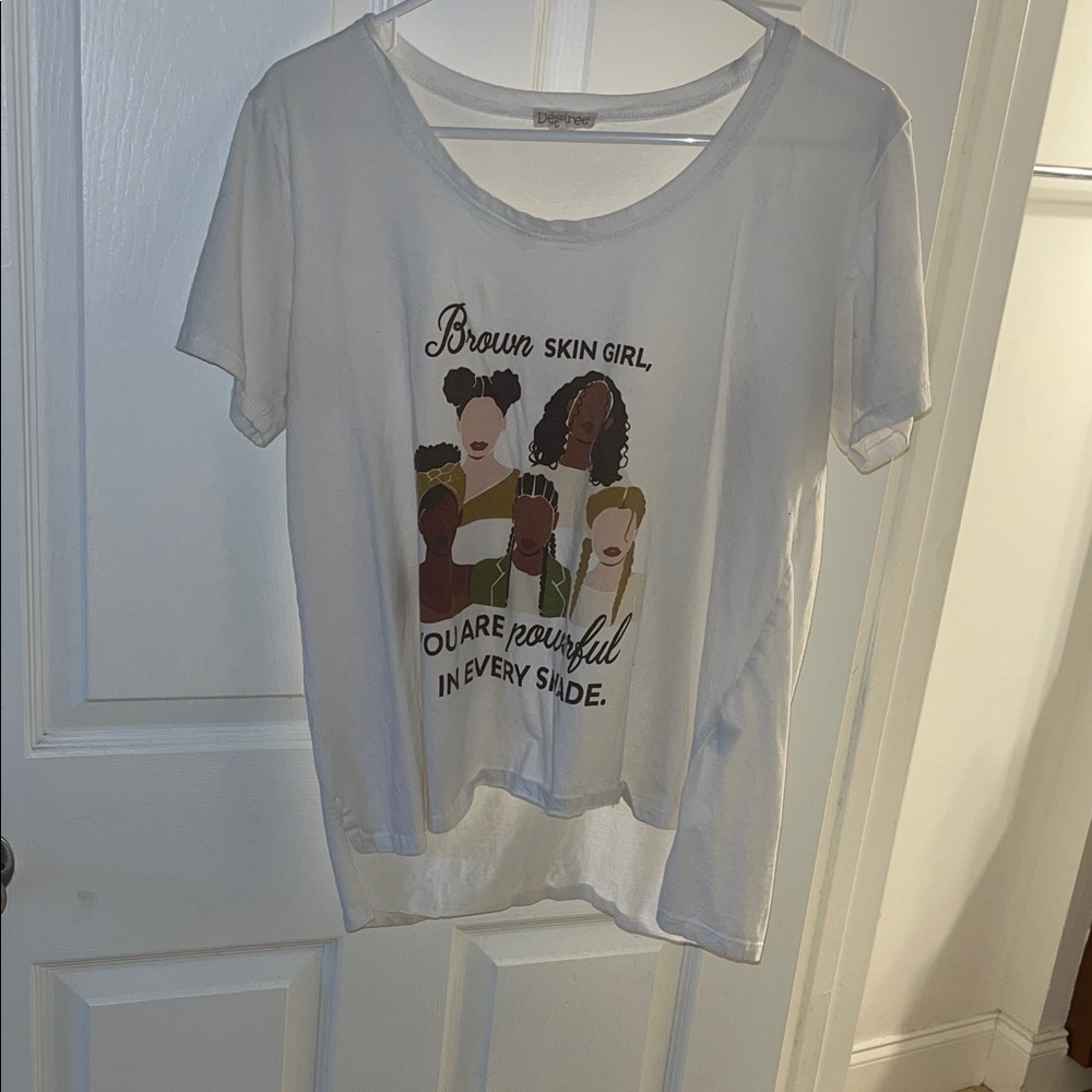 White Graphic women’s T-Shirt